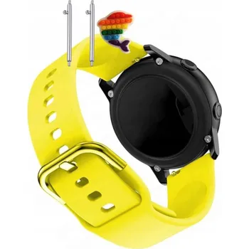 Pouzdro na mobilní telefon Řemínek / Pásek Řemínek pro Garett kids sun Pro4, Silikonový Žlutý Smyčka, nastavitelný