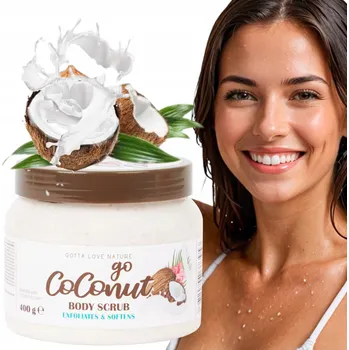 Tělový peeling Tělový peeling Gotta Love Nature Go Coconut 400 gramů