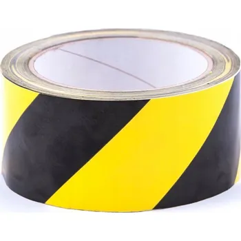 Lepicí páska Kancelářské Potřeby Kancelářské Zboží VÝSTRAŽNÁ PÁSKA ČERNO-ŽLUTÁ Lepicí