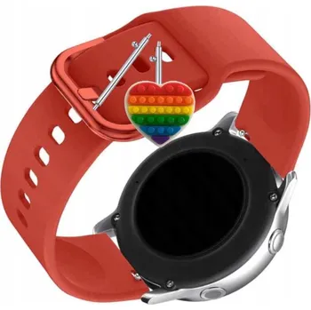 Pouzdro na mobilní telefon Pásek Řemínek pro Garett GRC Activity 2, Silikon Červený Poutko, nastavitelný