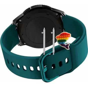 Pouzdro na mobilní telefon Pásek Řemínek pro Garmin Vivomove Luxe, Silikon Zelený Poutko, nastavitelný