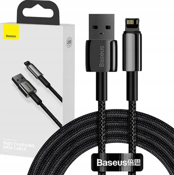 Datový kabel Kabel Baseus USB - Apple Lightning 2 m černý