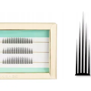 Péče o řasy a obočí Many Beauty Many Lashes Kompletní sada umělých řas No.2 Zestaw kępek 20D 84 kusů CC