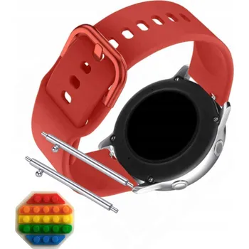 Pouzdro na mobilní telefon Pásek Řemínek pro Amazfit Falcon, Silikon Červený Poutko, nastavitelný