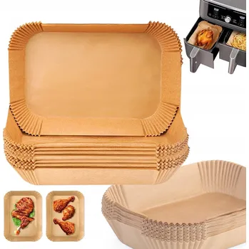 Pečicí papír 300 Kusů PAPÍR NA PEČENÍ DO HORKOVZDUŠNÉ FRITÉZY VLOŽKY