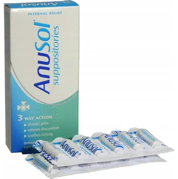 Intimní hygienický prostředek Čípky Anusol zinkové univerzální 24 ks