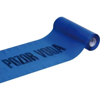 Výstražná páska GTEX Výstražná fólie modrá s potiskem, 22cm x 250m ZAHRADA Sklad6 0795 (ZAHRADA Sklad6 )