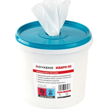 Utěrka Scrapo 110 vlhčené čisticí ubrousky s isopropylalkoholem 280 útržků 15x20 cm ODĚVY Sklad18 211-K11 (ODĚVY Sklad18)