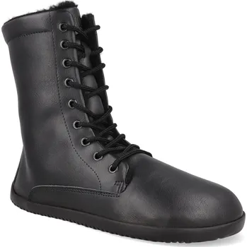 Dámská zimní obuv Barefoot zimní boty Ahinsa - Jaya Winter comfort na zip černé Velikost: 39