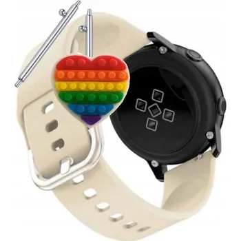 Pouzdro na mobilní telefon Pásek Řemínek pro Noise Vortex Plus, Silikon Béžová Poutko, nastavitelný