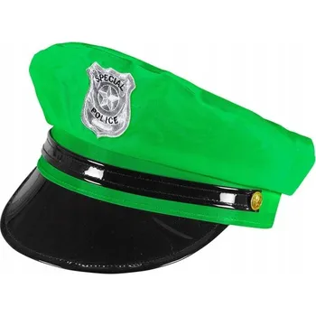 Čepice ČEPICE POLICEJNÍ POLICISTY NEONOVĚ ZELENÁ