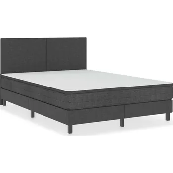 Postel Manželská postel kovová VidaXL 140x200 cm bílá