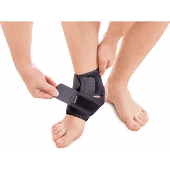 TOROS-GROUP Neoprenový stabilizátor kotníku, zapínání na suchý zip, velikost 2