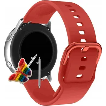 Pouzdro na mobilní telefon Pásek Řemínek pro Armodd Silentwatch 7 Pro GPS, Silikon Červený Poutko