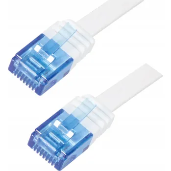 Datový kabel Patchcord LogiLink CF2011U CAT.6 U/UTP 0,25 m, plochý, bílý