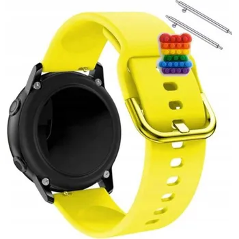 Pouzdro na mobilní telefon Řemínek / Pásek Řemínek pro Mibro Lite, Silikonový Žlutý, Nastavitelný