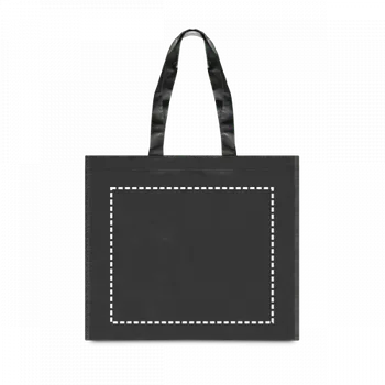 Nákupní taška MILLENIA. Taška z netkané textilie (110 g/m²) 80 Zadní část, 300 x 250 Sítotisk (textil), 1 barva