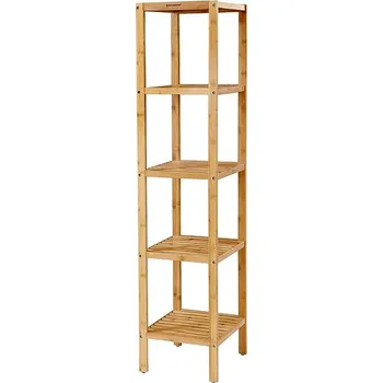 regál TEXTILOMANIE Bambusový regál BACO 146 x 33 x 33 cm