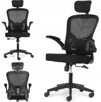 Otočná kancelářská židle Memflow černá