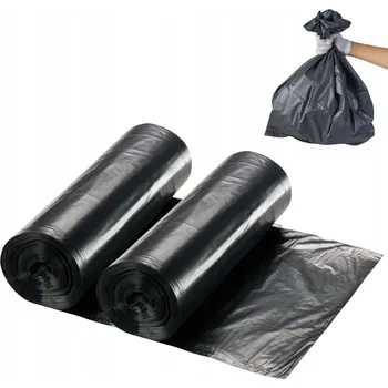 Pytle na odpadky PYTLE NA ODPADKY 60L SUPER SILNÉ 100ks ČERNÉ ODOLNÉ