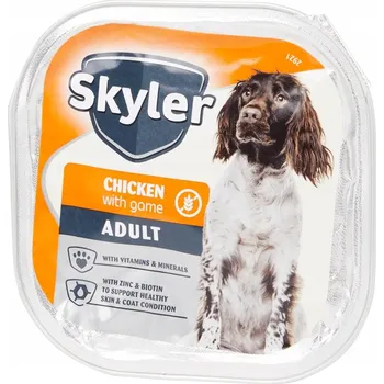 Krmivo pro psa VLHKÉ KRMIVO SKYLER KUŘE SE ZVĚŘINOU 300 gramů / 0,3 kg