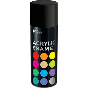 Barva ve spreji Sprej barva Biodur černý mat 400 ml