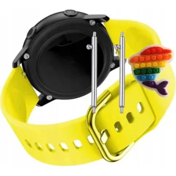Pouzdro na mobilní telefon Pásek Řemínek pro Niceboy GTR 2, Silikon Žlutý Poutko, nastavitelný