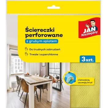 Utěrka Utěrka z netkané textilie na Chemia, balení 3 ks, bílá