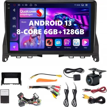 Mobilní telefon AUTORÁDIO S ANDROID 13 MERCEDES W204 2007-2010 ANDROID AUTO CARPLAY SIM 6GB/128GB