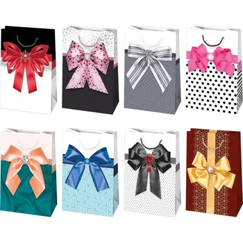 Dárková taška Taška dárková 10 x 16 x 6cm Mašle mix 2