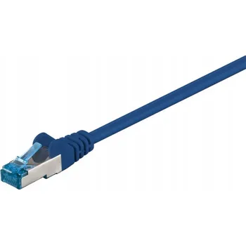 Síťový kabel Patchcord Goobay S/FTP 6a RJ45 / RJ45 7,5 m modrý