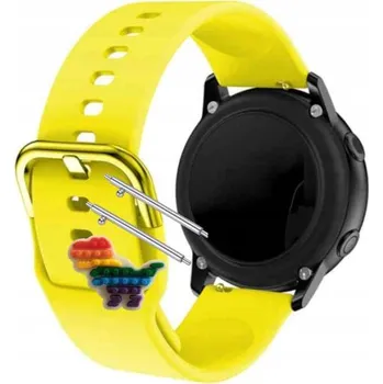 Pouzdro na mobilní telefon Pásek Řemínek pro Garett GRC Activity 2, Silikon Žlutá smyčka, nastavitelný