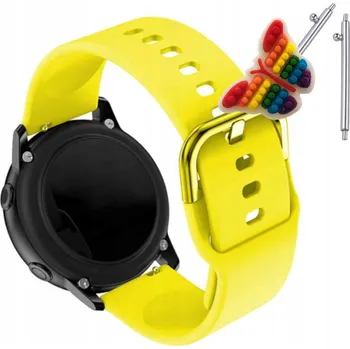 Pouzdro na mobilní telefon Řemínek Řemínek pro Manta Revo, Silikonový Žlutý Smyčka, nastavitelný