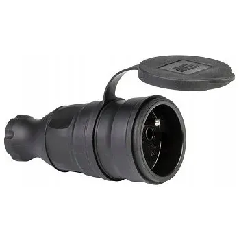 Elektrická zásuvka Elektrická Zásuvka Bemko černá