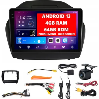 Autorádio AUTORÁDIO ANDROID 13 HYUNDAI IX35 2009-2015 ANDROID AUTO CARPLAY BT 4GB/64GB
