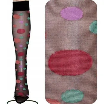 Podprsenka VZOROVANÉ PODKOLENKY CALZAMIA LYCRA UNIVERZÁLNÍ VELIKOST