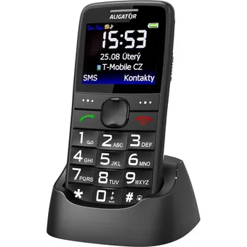 Mobilní telefon Mobilní telefon Aligator jiné modely 4 MB / žádná paměť žádná černá