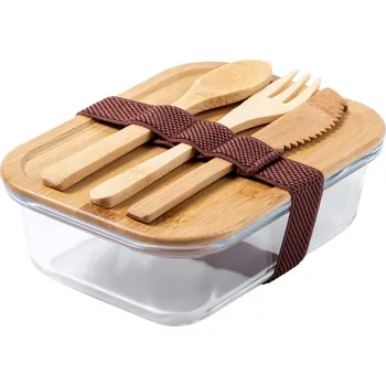 Dóza na potraviny Cuttata skleněný box na jídlo Tampontisk (max. 2 barvy, 50 x 30mm) 1 barva 5 Vrch - pravá strana