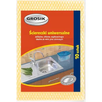 Utěrka Domácí Utěrky UTĚRKA NA ČIŠTĚNÍ Univerzální utěrky GROSIK 10 ks
