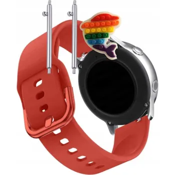 Pouzdro na mobilní telefon Pásek Řemínek pro Polar Electro Unite, Silikon Červený Poutko, nastavitelný