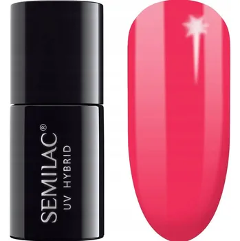 Lak na nehty Semilac Hybridní lak 571 Neon Strawberry 7 ml