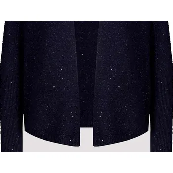 Dámská mikina Svetr Monari 8974 tmavě modrý kardigan s flitry Velikost: 34