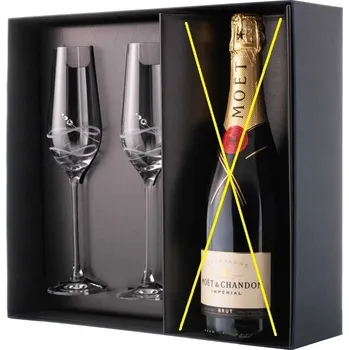 Sklenice Skleničky na šampaňské Diamante 230ml 2 ks