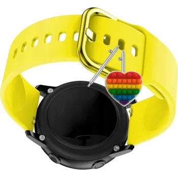 Pouzdro na mobilní telefon Pásek Řemínek pro XPLORA X6 Play, Silikon Žlutá smyčka, nastavitelný