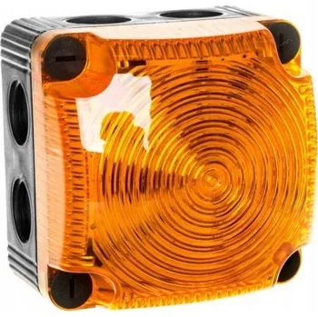 Maják LED výstražný maják žlutý 24V DC WERMA