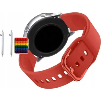 Pouzdro na mobilní telefon Pásek Řemínek pro Garett Sport 22, Silikon Červený Poutko, nastavitelný