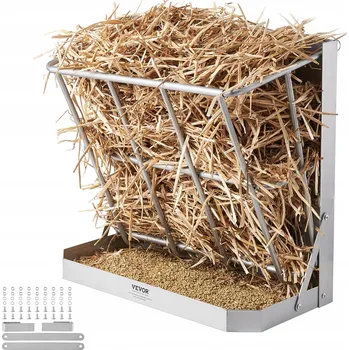 Krmítko pro ptáka Automatyczny Podajnik Drobiu Ścienny 2 W 1 61x29,7x58,4CM Stal Węglowa