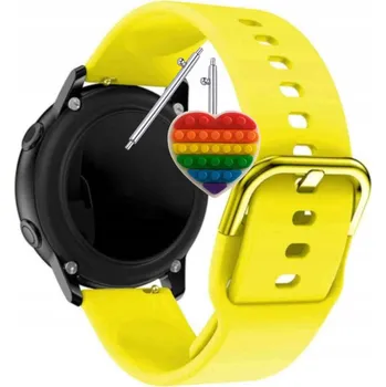 Pouzdro na mobilní telefon Pásek Řemínek pro Polar Grit X2 Pro, silikon, žlutá smyčka, nastavitelný