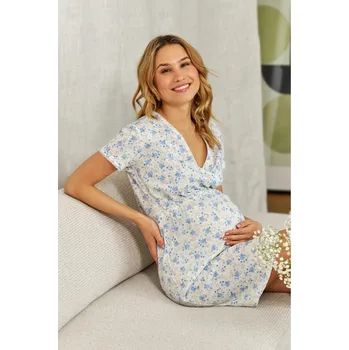 Dámská halenka Halenka s překládaným výstřihem v jemném vzoru L