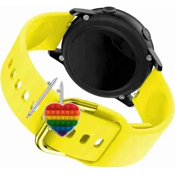 Pouzdro na mobilní telefon Pásek Řemínek pro Mibro Watch T2, Silikon Žlutý Poutko, nastavitelný